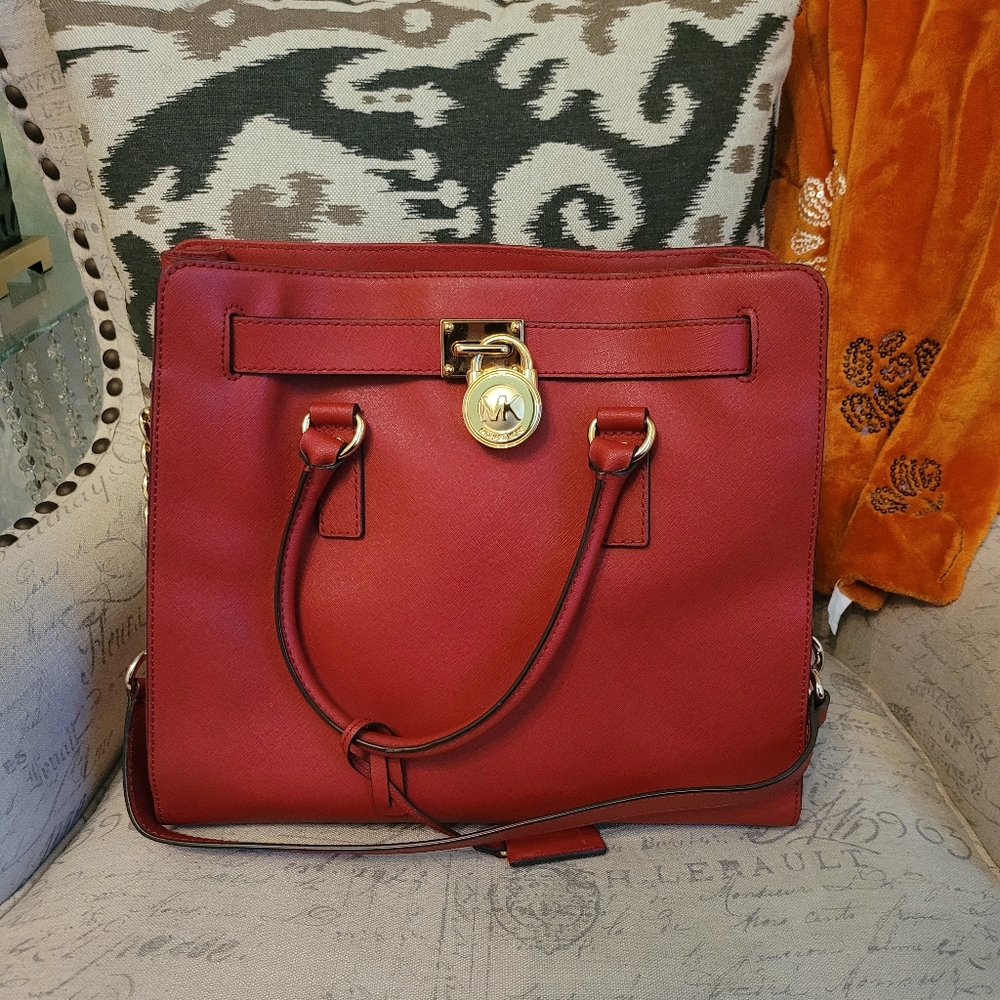 Michael Kors red purse
